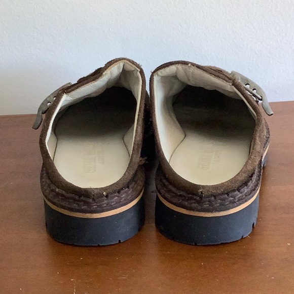 Geier Wally Airstream Women's Mules US 7.5 Brown Slide Clogs R-Toe Shoes - Picture 3 of 6